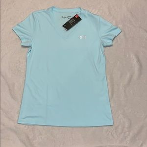Light blue under armour t shirt